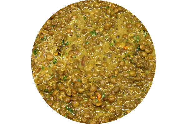 Brown lentil dal