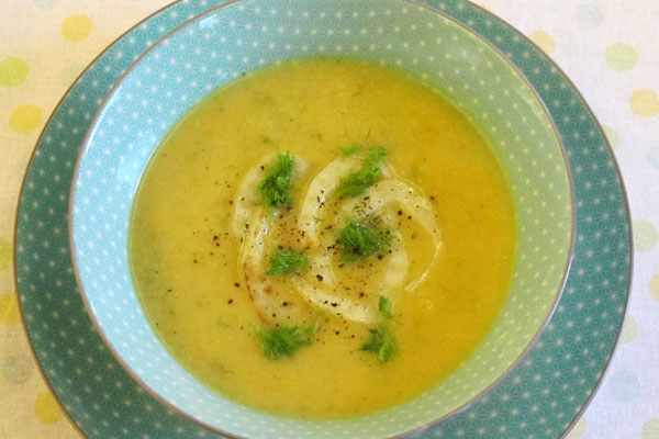 Polenta and Fennel Soup